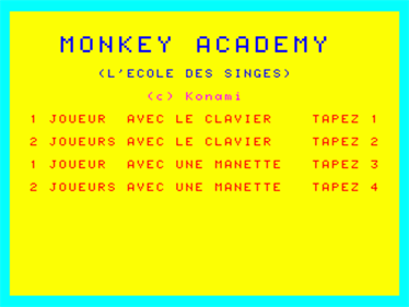 Monkey Academy - Screenshot - Game Title Image