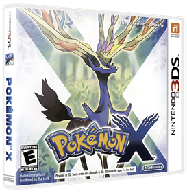 Pokémon X - Box - 3D Image