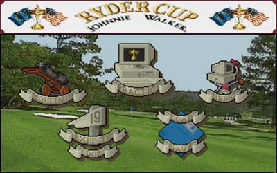 Ryder Cup: Johnnie Walker - Screenshot - Game Select Image