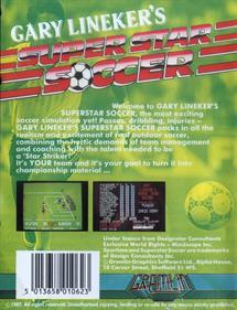 Gary Lineker's Superstar Soccer - Box - Back Image