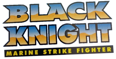 Black Knight: Marine Strike Fighter - Clear Logo Image