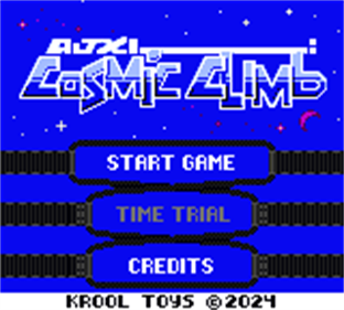 AJXI: Cosmic Climb - Screenshot - Game Title Image