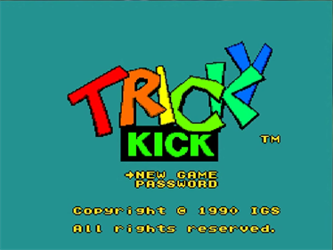 Tricky Kick - Screenshot - Game Title Image