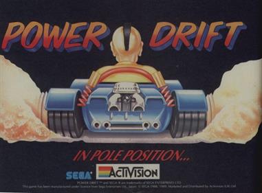 Power Drift  - Advertisement Flyer - Back Image