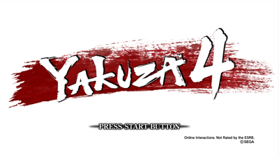 Yakuza 4 - Screenshot - Game Title Image