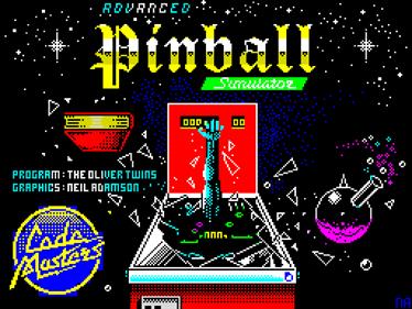 Advanced Pinball Simulator - Screenshot - Game Title Image