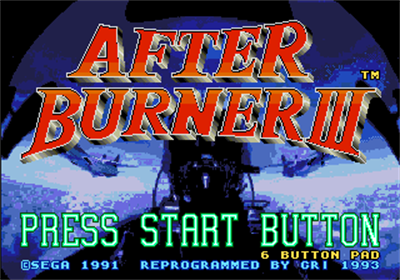 After Burner III - Screenshot - Game Select Image