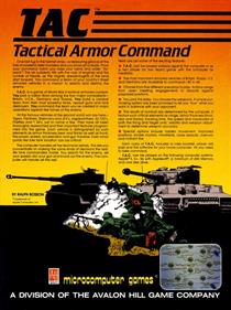 TAC: Tactical Armor Command - Advertisement Flyer - Front Image