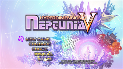 Hyperdimension Neptunia Victory - Screenshot - Game Title Image