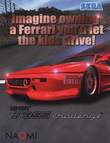 Ferrari F355 Challenge - Advertisement Flyer - Front Image