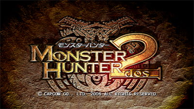 Monster Hunter 2 - Screenshot - Game Title Image