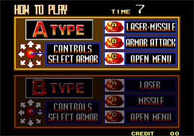 Alpha Mission II - Screenshot - Game Select Image