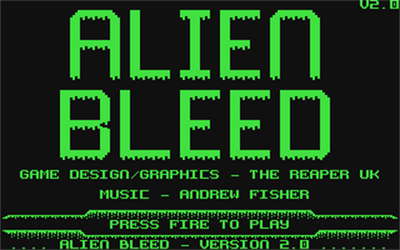 Alien Bleed - Screenshot - Game Title Image