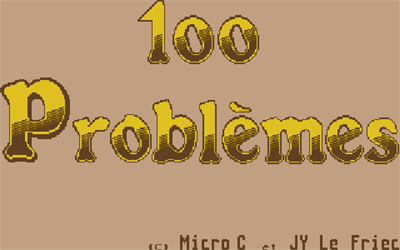 100 problèmes: Niveau CE2 à 6éme - Screenshot - Game Title Image