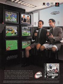 NFL GameDay 2000 - Advertisement Flyer - Front Image
