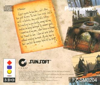 Myst - Box - Back Image