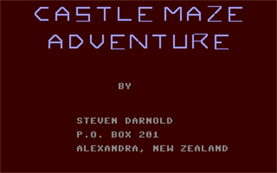 Castle Maze Adventure - Screenshot - Game Title Image