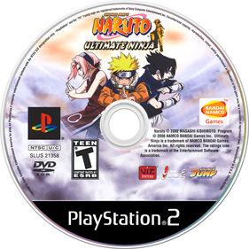 Naruto: Ultimate Ninja - Disc Image