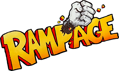 Rampage (North American Version) - Clear Logo Image