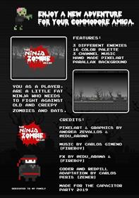 The Ninja Zombie Killer - Box - Back Image