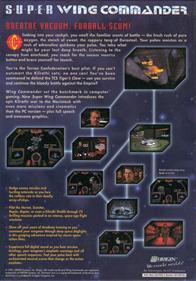 Super Wing Commander - Box - Back Image