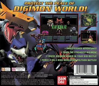 Digimon World 2 - Box - Back Image