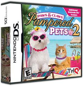 Paws & Claws: Pampered Pets 2 - Box - 3D Image