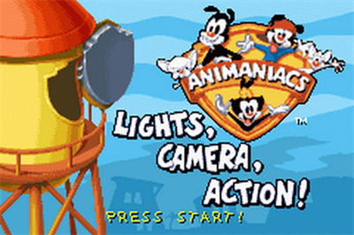 Animaniacs: Lights, Camera, Action! - Screenshot - Game Title Image