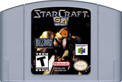 StarCraft 64 - Cart - Front Image