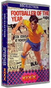 Footballer of the Year - Box - 3D Image