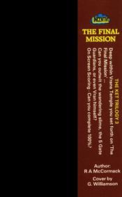 The Final Mission - Box - Back Image