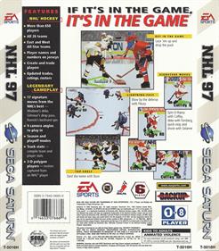 NHL '97 - Box - Back Image