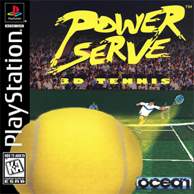 Power Serve 3D Tennis - Fanart - Box - Front Image