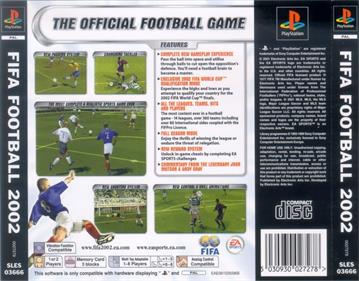 FIFA Soccer 2002: Major League Soccer - Box - Back Image