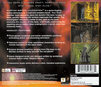 Martian Gothic: Unification - Box - Back Image