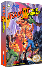 Ikari III: The Rescue - Box - 3D Image