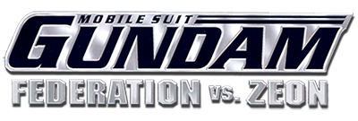 Mobile Suit Gundam: Federation vs. Zeon - Clear Logo Image