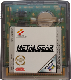 Metal Gear Solid - Cart - Front Image