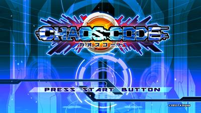 Chaos Code - Screenshot - Game Title Image