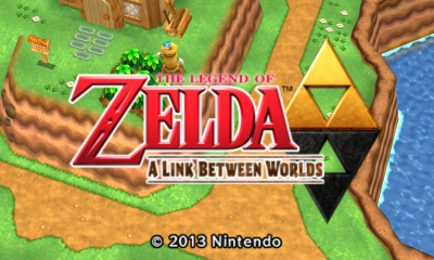 The Legend of Zelda: A Link Between Worlds - Screenshot - Game Title Image