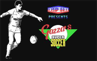 Gazza's Super Soccer - Screenshot - Game Title Image