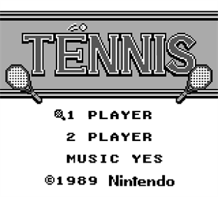 Tennis - Screenshot - Game Title Image