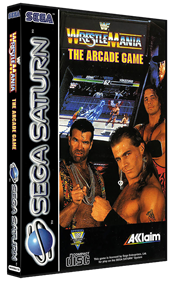 WWF WrestleMania: The Arcade Game - Box - 3D Image