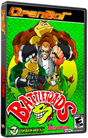 Battle Toads - Box - 3D Image