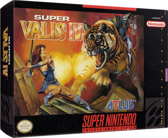 Super Valis IV - Box - 3D Image