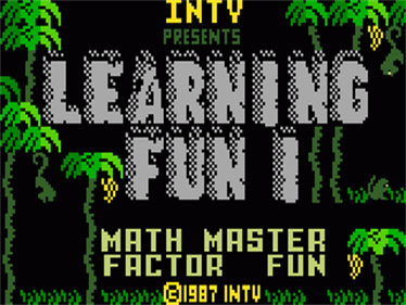 Learning Fun I - Screenshot - Game Title Image