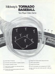 Tornado Baseball - Advertisement Flyer - Back Image