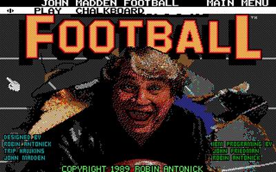 John Madden Football - Screenshot - Game Title Image