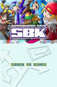 SBK: Snowboard Kids - Screenshot - Game Title Image