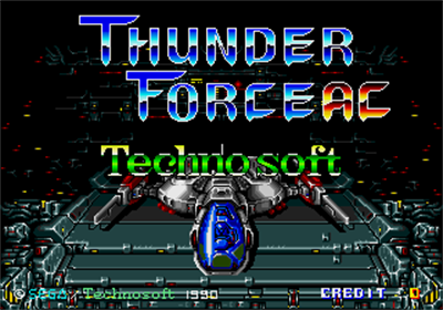 Thunder Force AC - Screenshot - Game Title Image